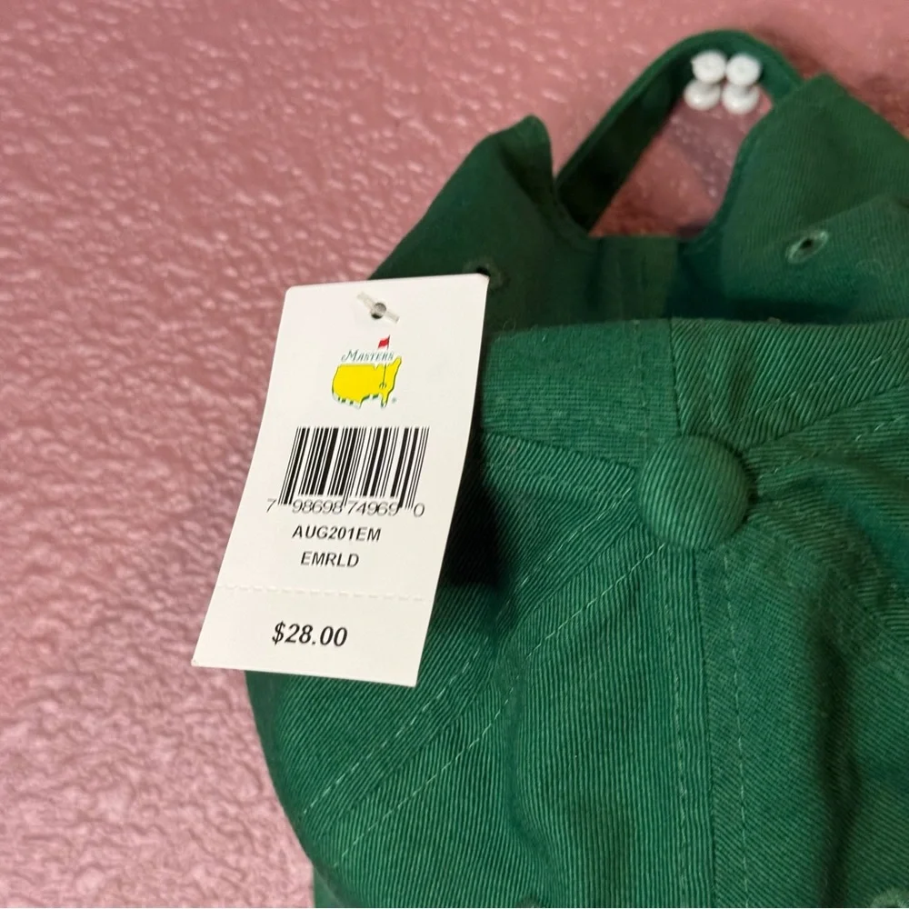 Masters NWT Green Hat 2021 Hideki Matsuyama win year - Picture 2 of 3